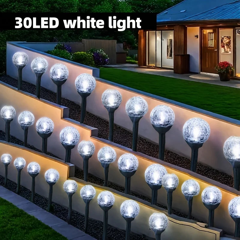 30 Bubble Ball Solar Outdoor Lights