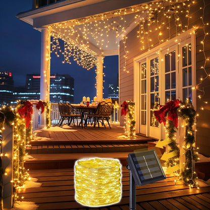 LED Solar String Outdoor Garden Fairy Lights 300Leds Waterproof