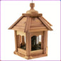 Cedar Gazebo Wild Bird Feeder w/ 3 lb Hopper Capacity