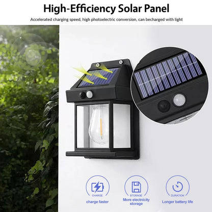 4/2-Pack Outdoor Solar Wall Lights