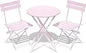 3 Piece Folding Bistro Set