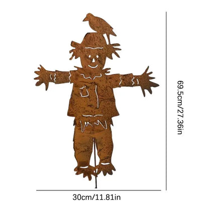 Scarecrow Garden Stake