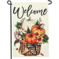 Fall Pumpkin Sunflower Garden Flag 12x18