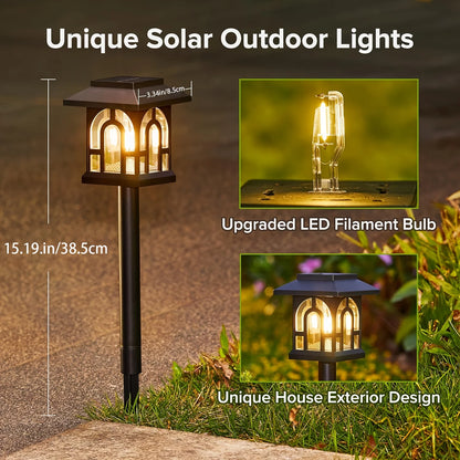 6/10 Pack Solar Pathway Lights