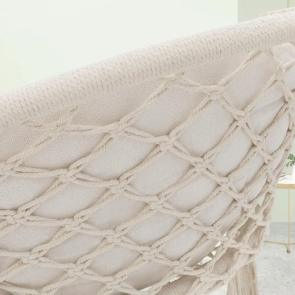 Hanging Swing Chair with Large Thick Cushions