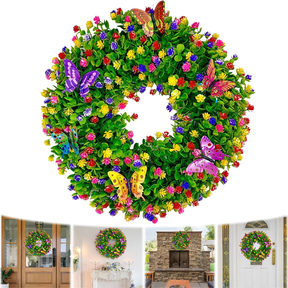 Spring Butterfly Wreath
