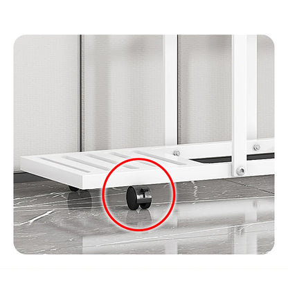 Indoor Outdoor, Wrought Iron Plant Stand w/Wheels