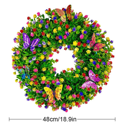 Spring Butterfly Wreath