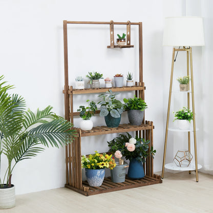 Heavy Duty Hanging Plant Stand for Indoor Outdoor