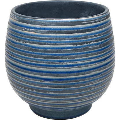 Ceramic Lynlee Planter 10 Inch Round Pot with Drainage Holes