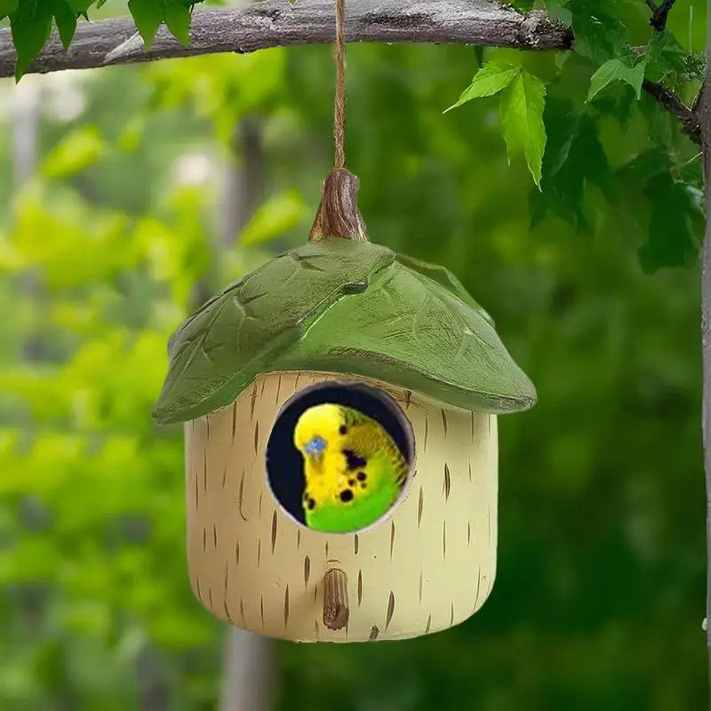 Outdoor Resin Hanging Bird House