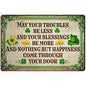 St Patrick Day Decor Metal Sign