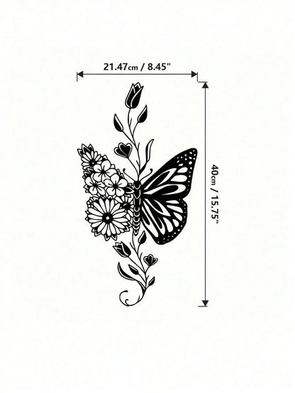 Large Butterfly Iron Wall Art