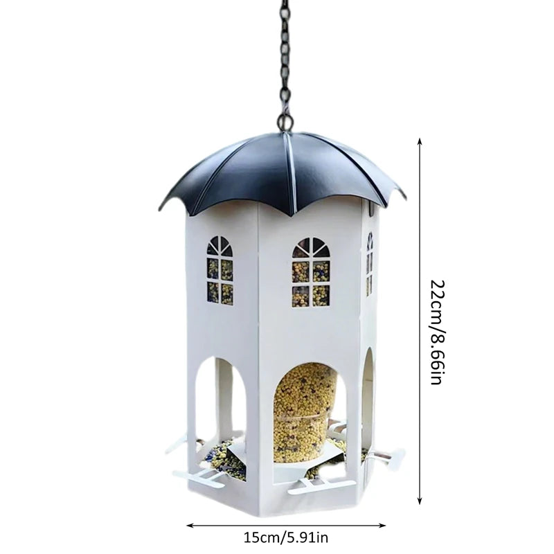 Outdoor Castle Style Bird Feeder
