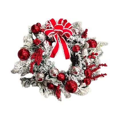 Christmas Red Ball Ornament Holiday Wreath or Garland