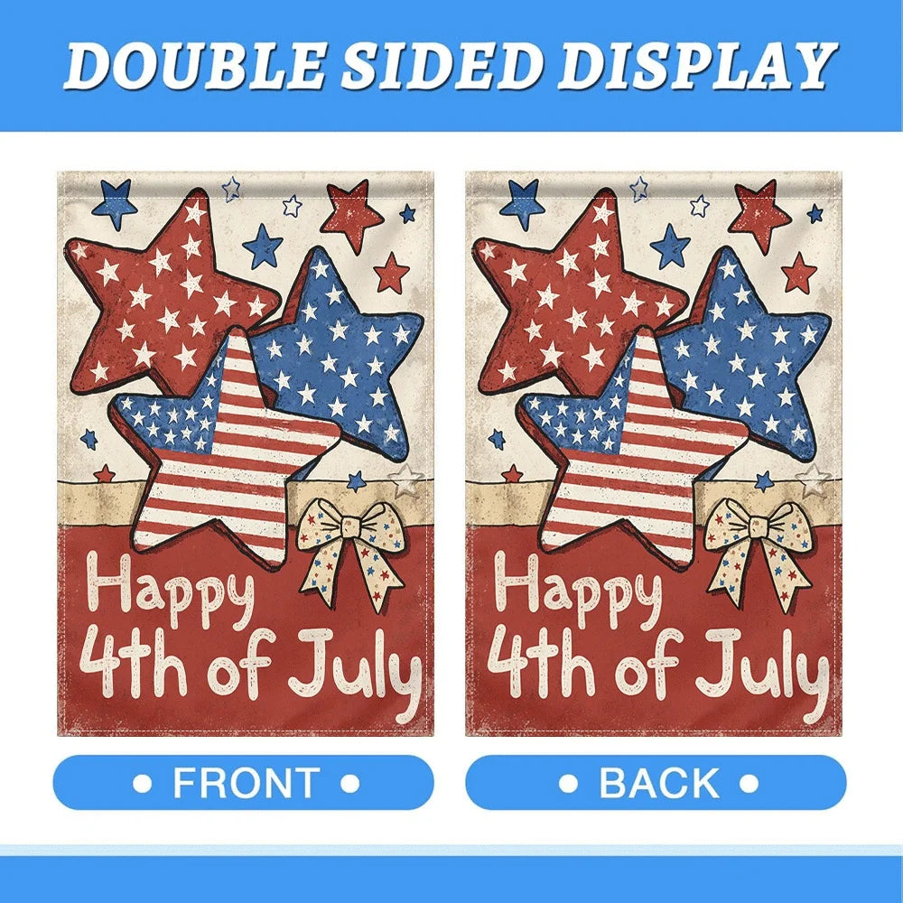Happy 4th of July Garden Flag