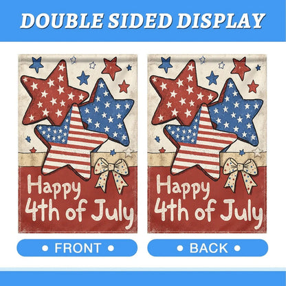 Happy 4th of July Garden Flag