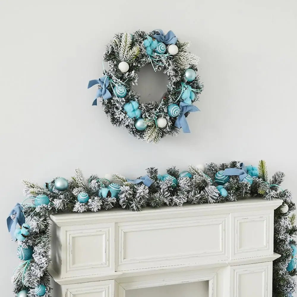 11.81in Light Up Christmas Wreath