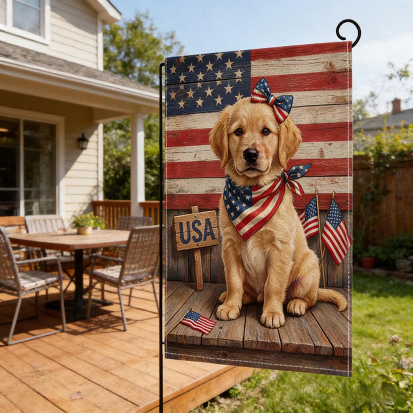 Patriotic Garden Flag
