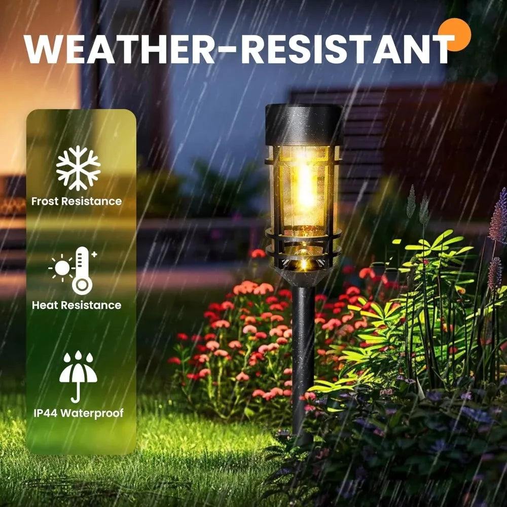 4 Pack Outdoor Waterproof Solar Landscape Lights