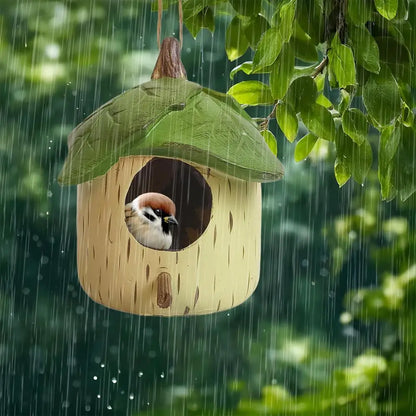 Outdoor Resin Hanging Bird House