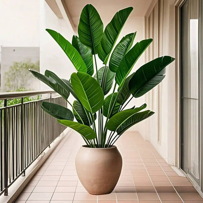 1pc 18 Leaves Artificial Banana Plant