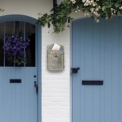 Metal Wall Mounted Farmhouse Mailbox