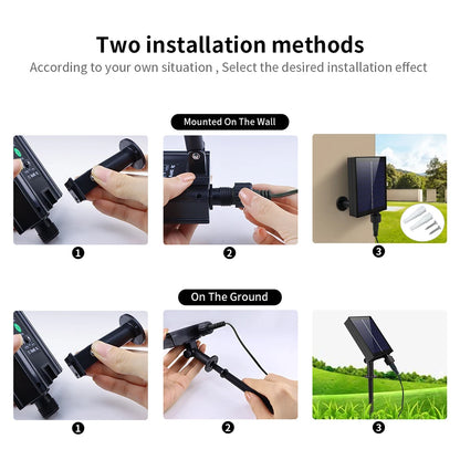 100M-10M Outdoor Waterproof Solar String Fairy Light