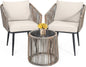 Outdoor Furniture Set With All Weather Cushions