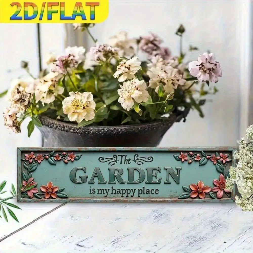 Flat Rustic Iron Vintage Metal Sign