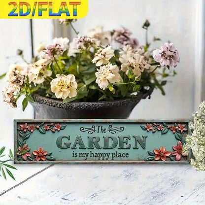 Flat Rustic Iron Vintage Metal Sign