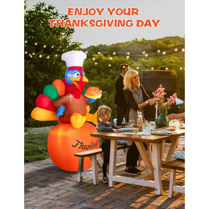 6 FT Inflatable Thanksgiving Decoration