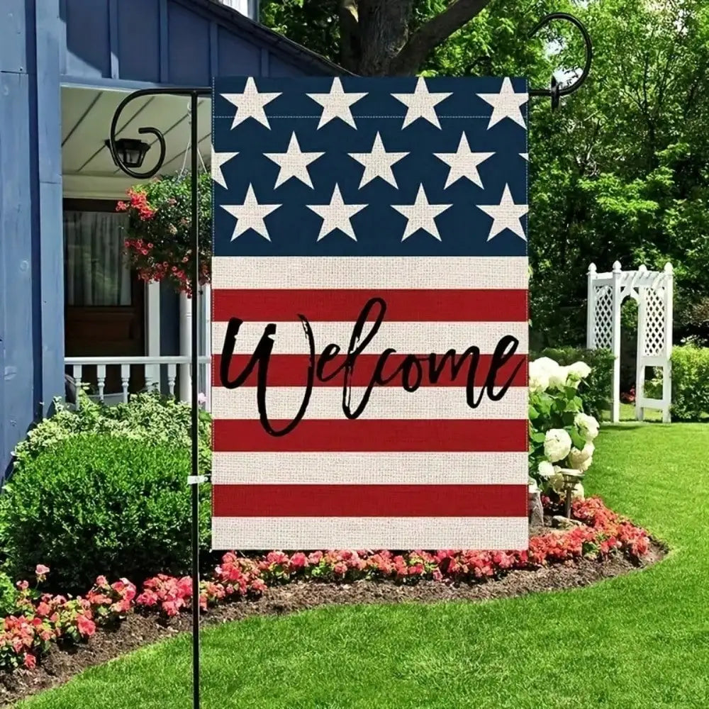 1pc Patriotic July 4th Garden Flag