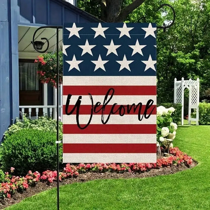 1pc Patriotic July 4th Garden Flag