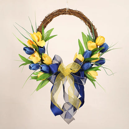 Tulip Spring Wreath