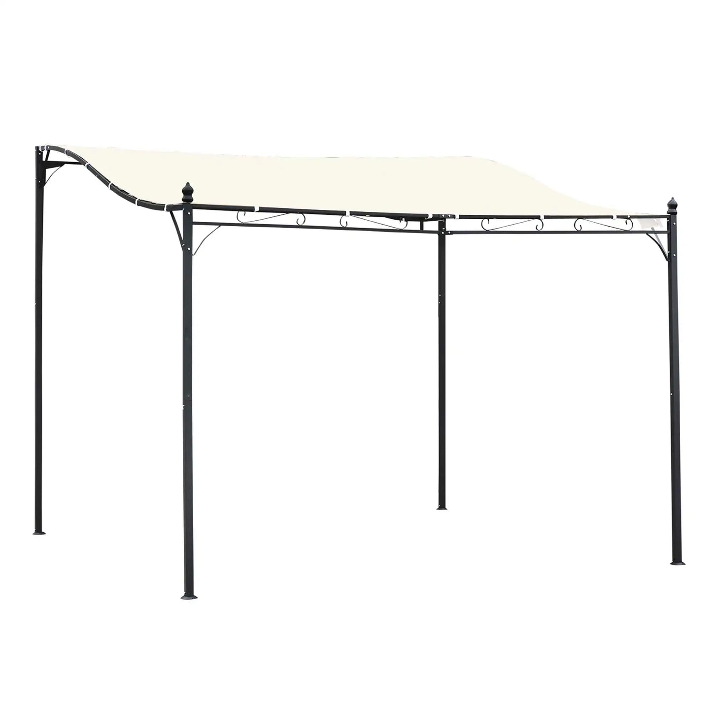 10' X 10' Steel Outdoor Pergola Gazebo