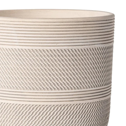Round Ceramic Planter with Drainage Holes