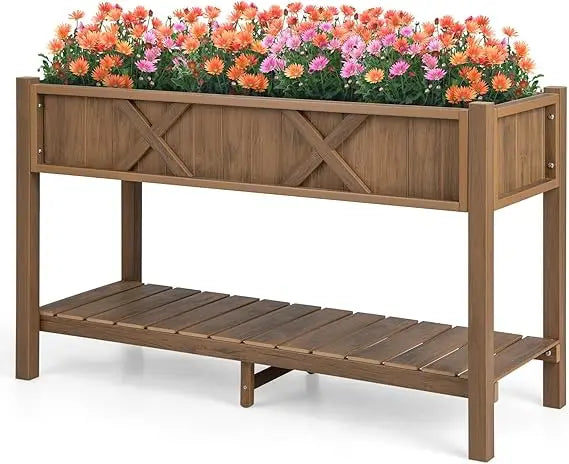 Raised Garden Bed, Elevated Planter Box w/Legs
