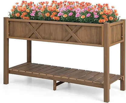 Raised Garden Bed, Elevated Planter Box w/Legs
