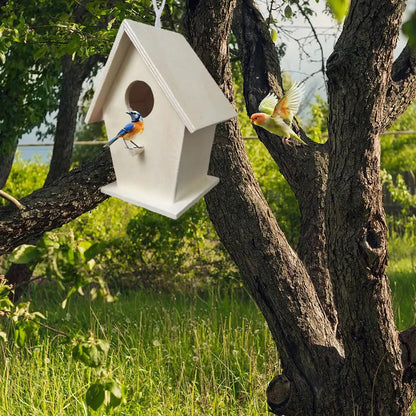 Wooden Mini Hanging Birdhouse