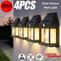 4/2-Pack Outdoor Solar Wall Lights