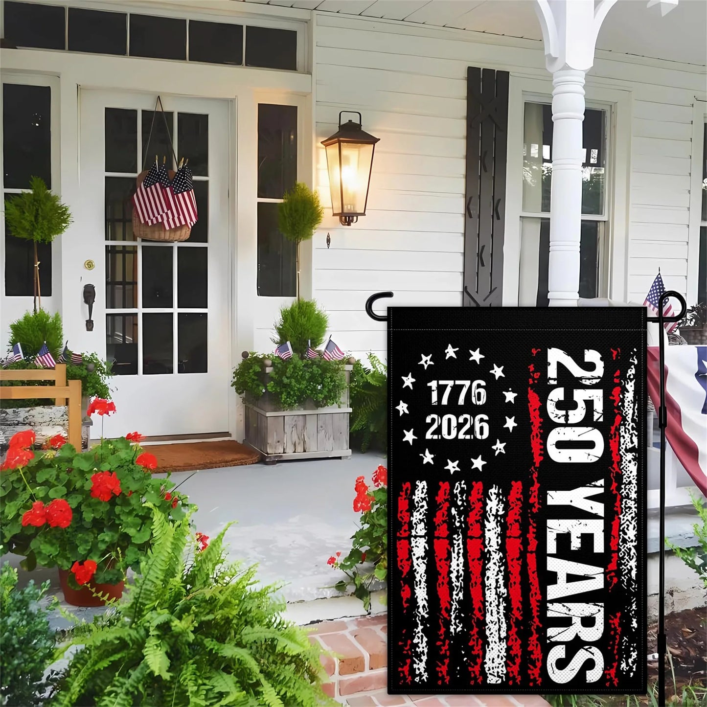 250 Years America Garden Flag