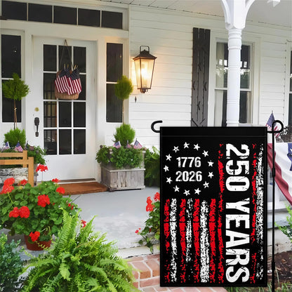 250 Years America Garden Flag