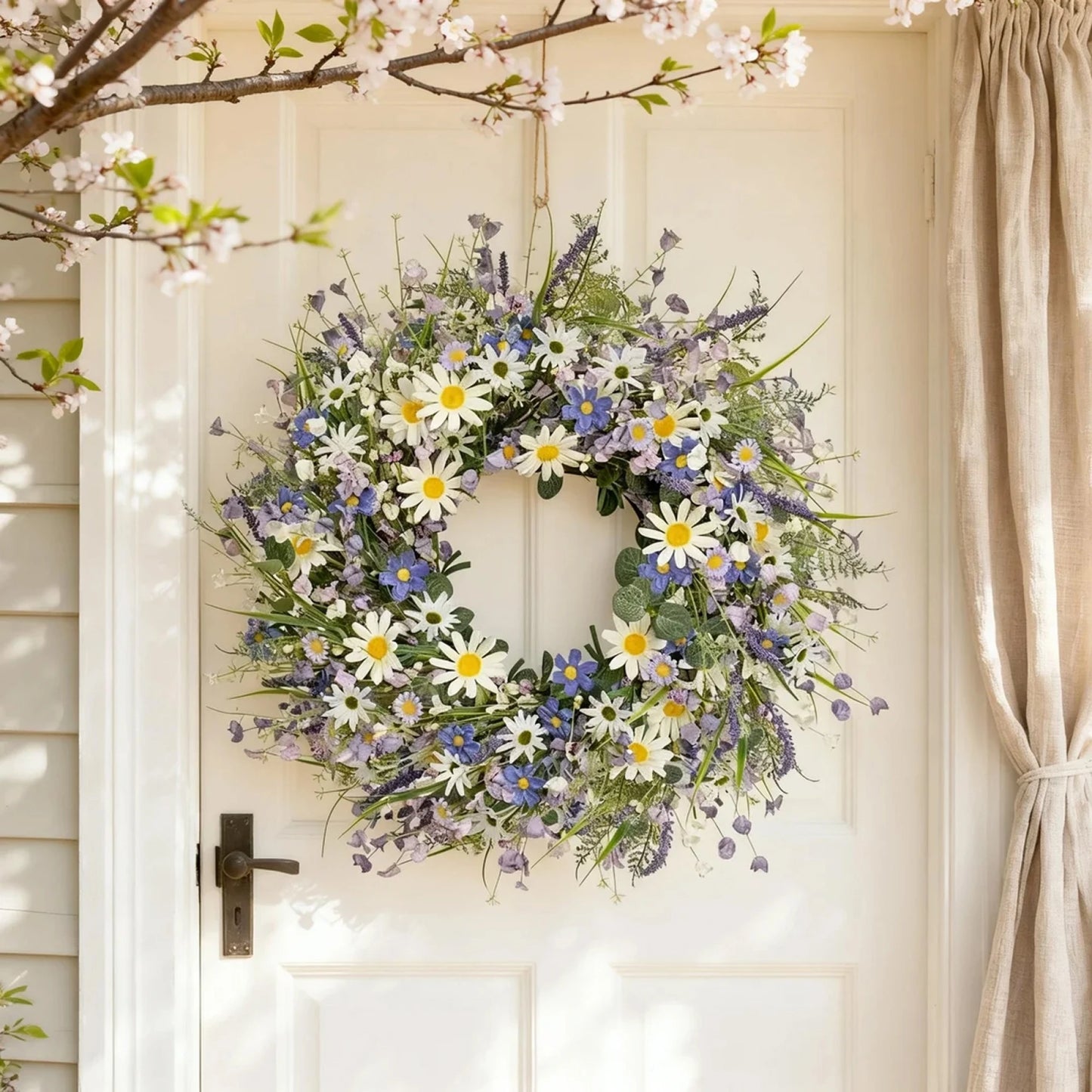 Colorful Sunflower Wreath