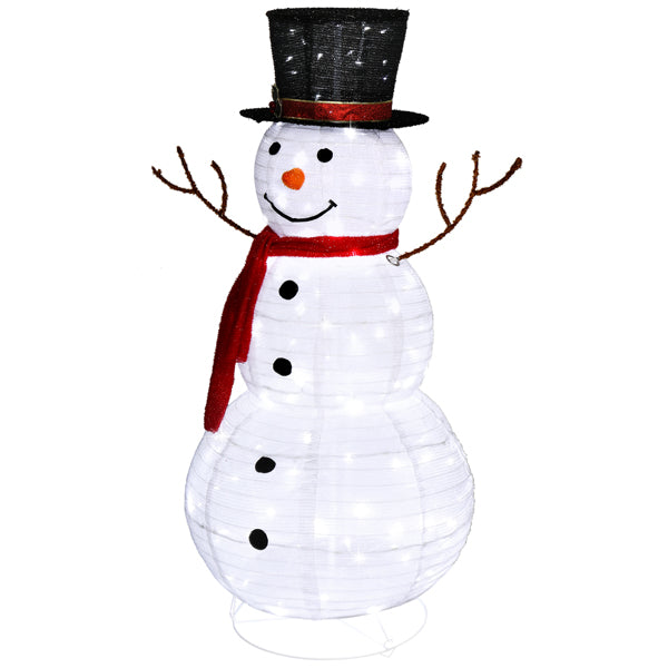 Snowman Fleece Garden Decoration