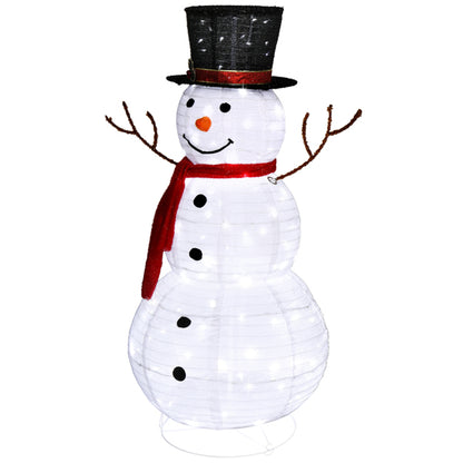 Snowman Fleece Garden Decoration