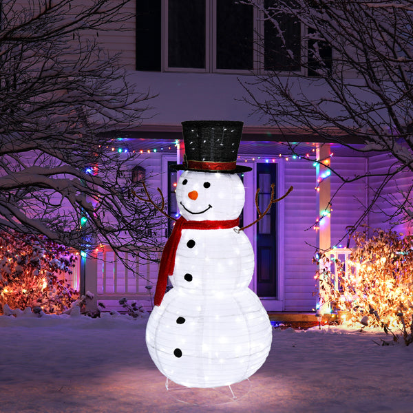 Snowman Fleece Garden Decoration