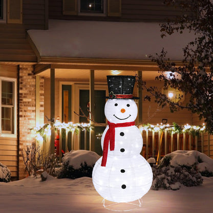 Snowman Fleece Garden Decoration
