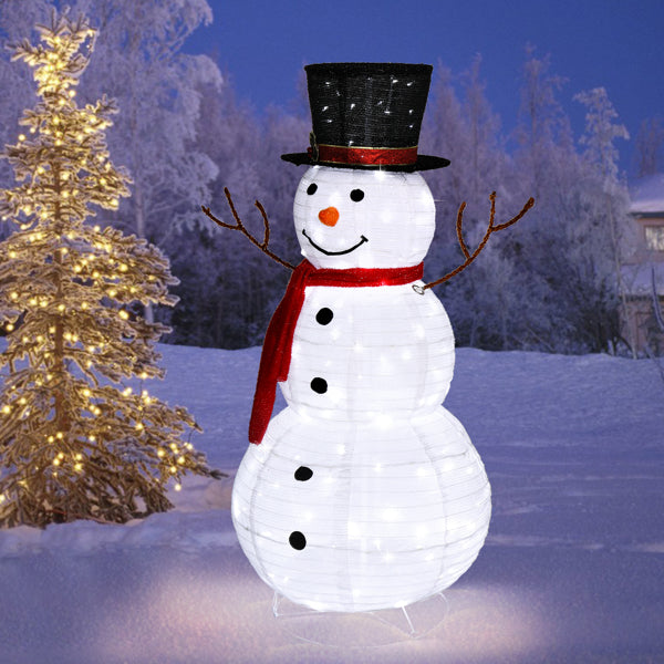 Snowman Fleece Garden Decoration